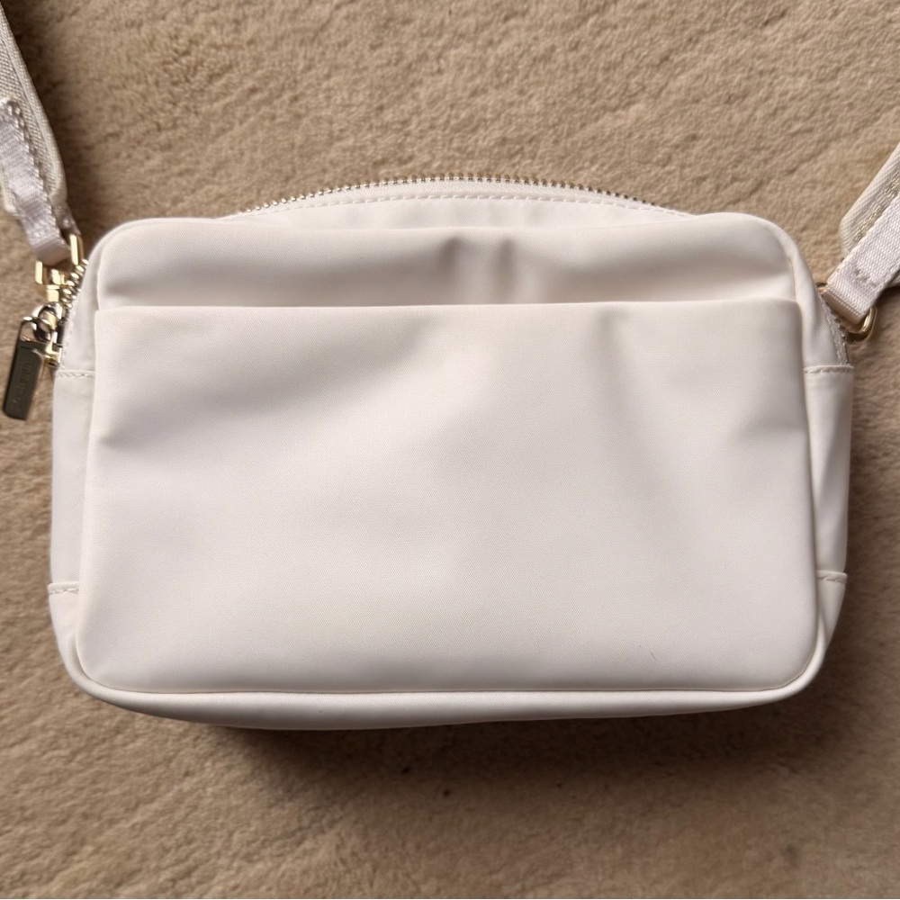 lululemon athletica Cream White Crossbody Bag with Patterned Strap - Picture 2 of 6
